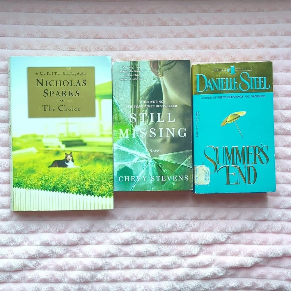 3 Paperback Books